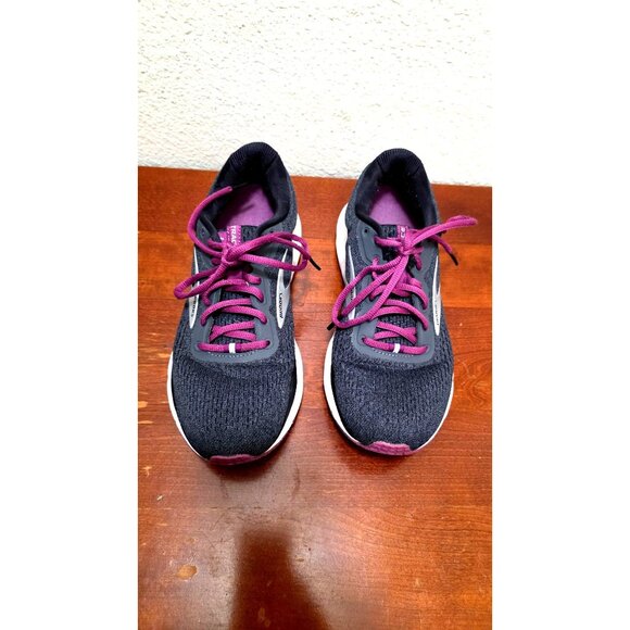 Brooks Trace Women's Running Shoes Size 8.5 Black & Purple Breathable - Picture 2 of 10
